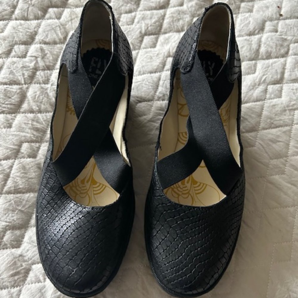 Women's Fly London Shoes, Wedge size 38 (7.5 US)